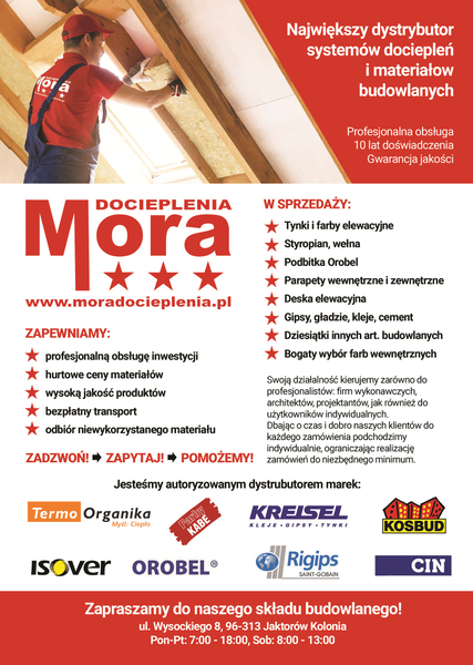 Zdjęcie na okładce dla Mora Docieplenia Nowakowski M.